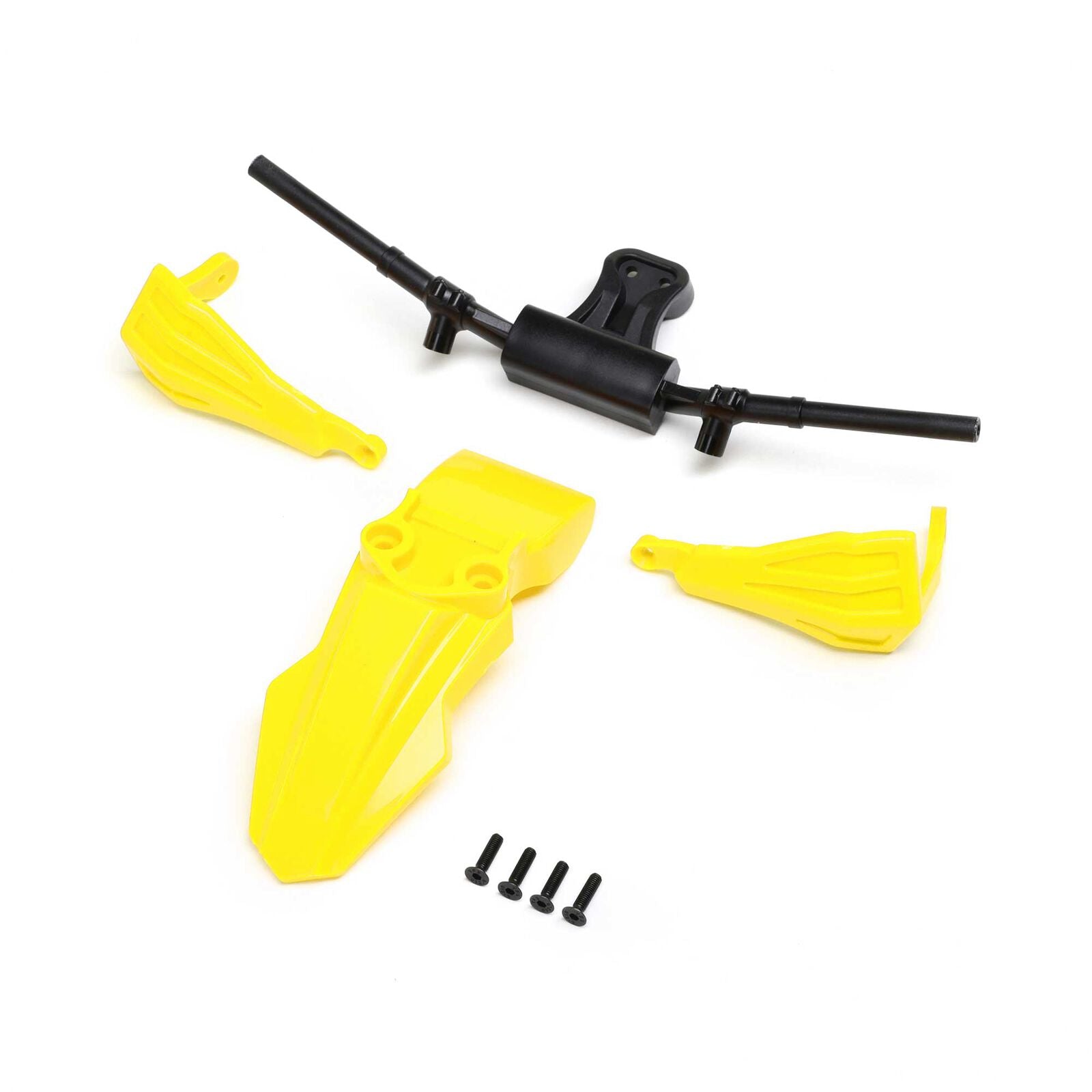 Losi Promoto-SM Fender, Handguards & Handle Bars (Yellow)